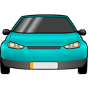 download Car Front clipart image with 180 hue color