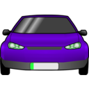download Car Front clipart image with 270 hue color