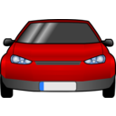 download Car Front clipart image with 0 hue color