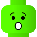 download Lego Smiley Shocked clipart image with 45 hue color