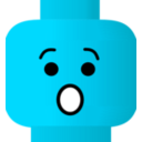 download Lego Smiley Shocked clipart image with 135 hue color