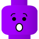 download Lego Smiley Shocked clipart image with 225 hue color