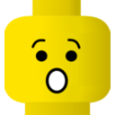 download Lego Smiley Shocked clipart image with 0 hue color