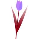 download Tulip clipart image with 270 hue color
