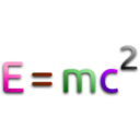 download Mass Energy Equivalence Formula clipart image with 270 hue color