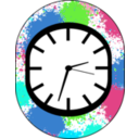 download Wall Clock Icon clipart image with 135 hue color