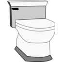 download Toilet clipart image with 0 hue color