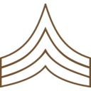 download Sergeant Insignia clipart image with 270 hue color