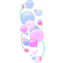 download Bubbles And Worms clipart image with 0 hue color
