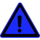 download Signs Hazard Warning clipart image with 180 hue color