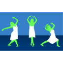 download Girl Dance clipart image with 90 hue color