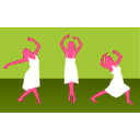 download Girl Dance clipart image with 315 hue color
