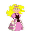 download Prinzessin clipart image with 0 hue color