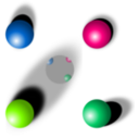 download Spheres clipart image with 90 hue color