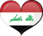 Iraq Heart Flag