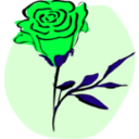 download Coloured Rose clipart image with 135 hue color