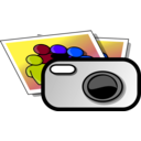 download Photo Camera clipart image with 225 hue color