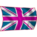 download Union Flag Fluttering In Breeze clipart image with 315 hue color