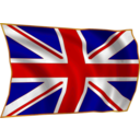 download Union Flag Fluttering In Breeze clipart image with 0 hue color