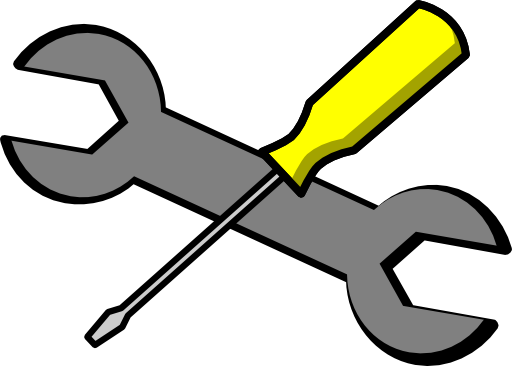 Screwdriver And Wrench Icon Clipart I2clipart Royalty Free Public Domain Clipart