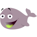 download Funny Whale clipart image with 90 hue color