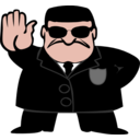 download Fbi Dude clipart image with 0 hue color