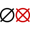 download Icon Indicating Broken Or Unavailable Status clipart image with 0 hue color