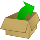 download Out Of The Box clipart image with 0 hue color