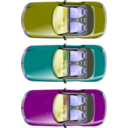 download Bmw Z4 Top View clipart image with 180 hue color