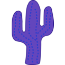 download Cactus clipart image with 135 hue color