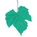 download Grape Leaf clipart image with 90 hue color