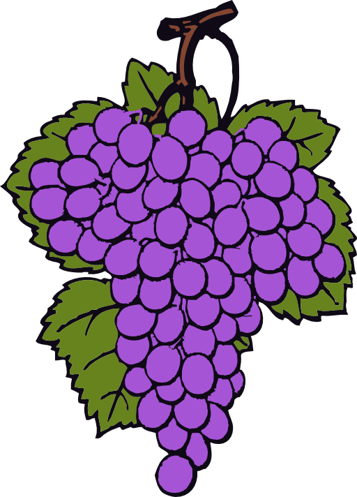 Grape Cluster Clipart I2clipart Royalty Free Public Domain Clipart
