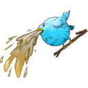 download Bird Spewing clipart image with 0 hue color