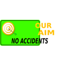 download Our Aim No Accidents clipart image with 45 hue color