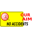 download Our Aim No Accidents clipart image with 0 hue color