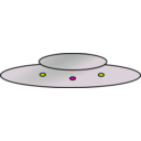 download Ufo clipart image with 315 hue color