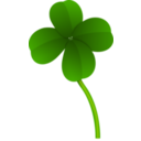 download Clover clipart image with 0 hue color