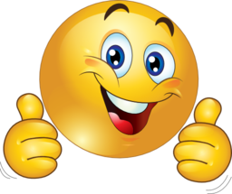 Two Thumbs Up Happy Smiley Emoticon