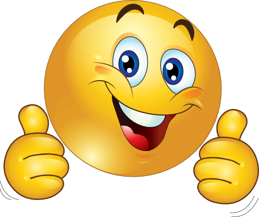 Two Thumbs Up Happy Smiley Emoticon