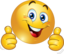 Two Thumbs Up Happy Smiley Emoticon
