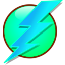download Lightning Icon clipart image with 135 hue color