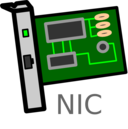 Network Interface Card Labelled
