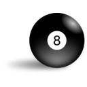 download 8ball clipart image with 180 hue color