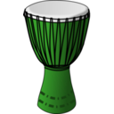 download Djembe Drum clipart image with 90 hue color