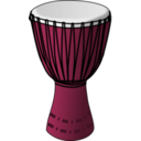 download Djembe Drum clipart image with 315 hue color