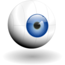 download Cyber Eye clipart image with 0 hue color