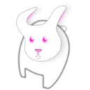 download Rew Rabbit clipart image with 315 hue color