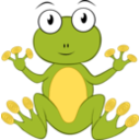 download Rana Frog clipart image with 0 hue color