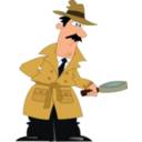 download Inspector clipart image with 0 hue color