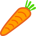 download Carrot Platformer Game Powerup clipart image with 0 hue color